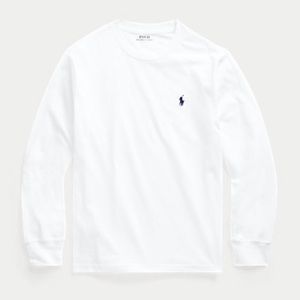 Ralph Lauren Polo Cotton Jersey Long-Sleeve Tee